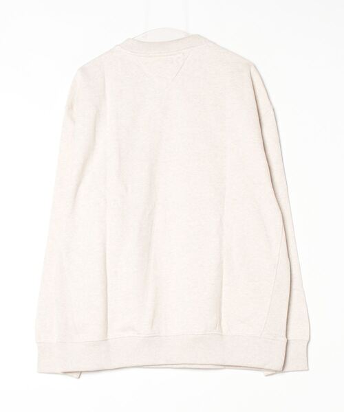 「TOMMY JEANS」 スウェットカットソー LARGE ホワイト メンズ_画像2