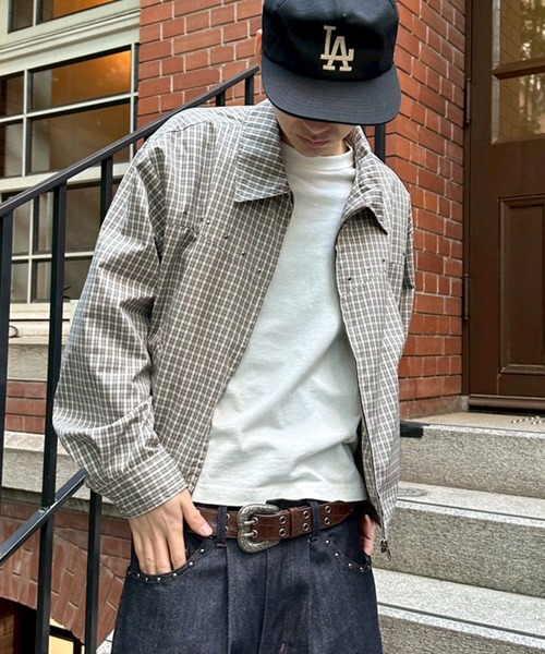 kutir（クティール） ブルゾン アウター CROPPED STUDDED CHECKED