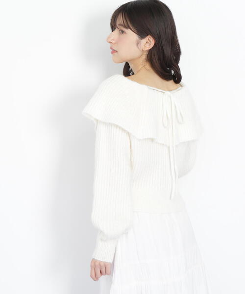 「JILL by JILL STUART」 長袖ニット FREE ブルー レディース_画像3