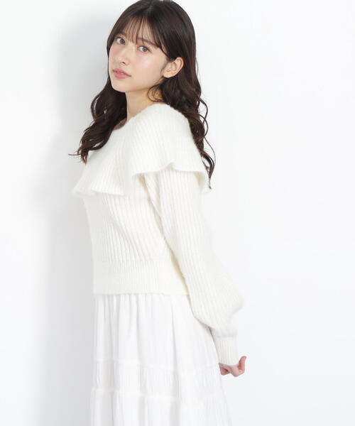 「JILL by JILL STUART」 長袖ニット FREE ブルー レディース_画像9