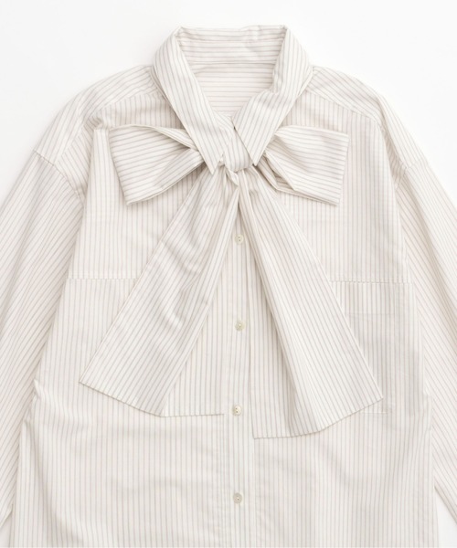 「MAISON SPECIAL」 長袖シャツ FREE ブルー レディースの画像