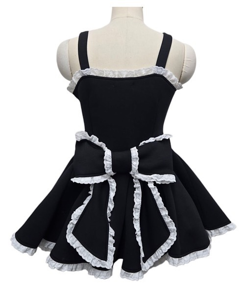 lilLilly（リルリリー） ワンピース バックリボンダイバーワンピース