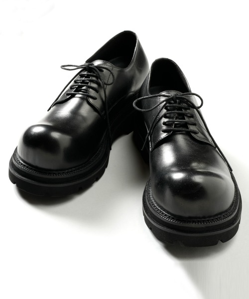 ビジネスシューズ 「NO ID.」Bulbous Derby Shoes / バルバス ダービー シューズ メンズの画像