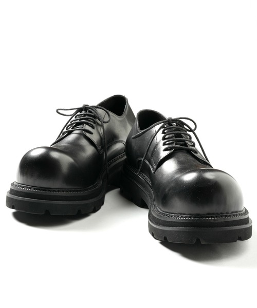 ビジネスシューズ 「NO ID.」Bulbous Derby Shoes / バルバス ダービー シューズ メンズの画像