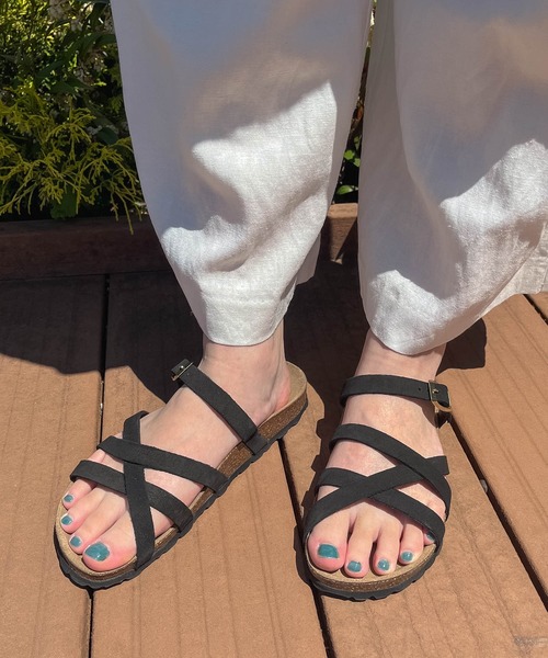 「THE BAREFOOT」 フラットサンダル 37 ブラウン レディース_画像7