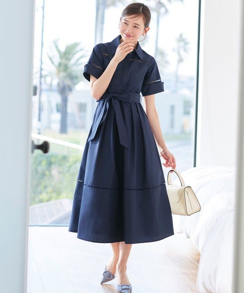 RUIRUE BOUTIQUE（ルイルエブティック） シャツワンピース 洗える