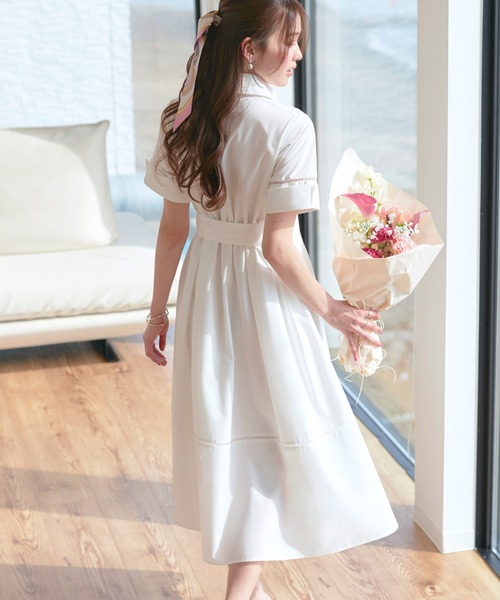RUIRUE BOUTIQUE（ルイルエブティック） シャツワンピース 洗える