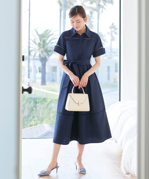 RUIRUE BOUTIQUE（ルイルエブティック） シャツワンピース 洗える