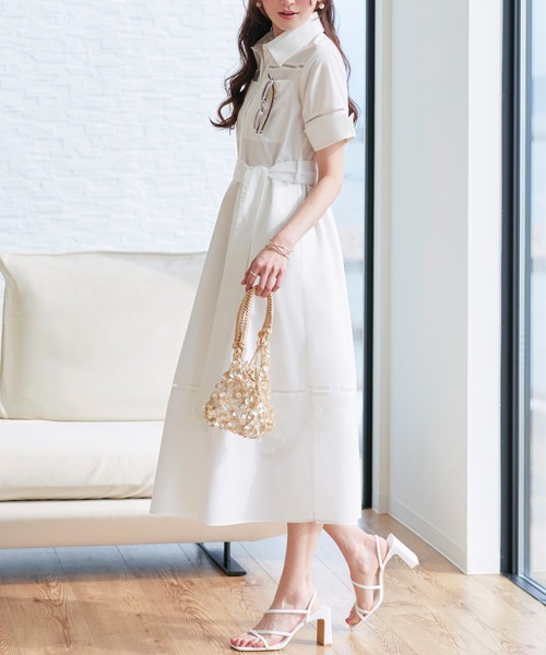 RUIRUE BOUTIQUE（ルイルエブティック） シャツワンピース 洗える
