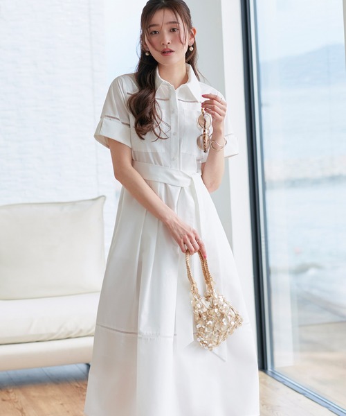 RUIRUE BOUTIQUE（ルイルエブティック） シャツワンピース 洗える