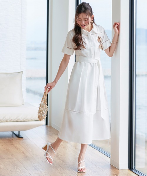 RUIRUE BOUTIQUE（ルイルエブティック） シャツワンピース 洗える
