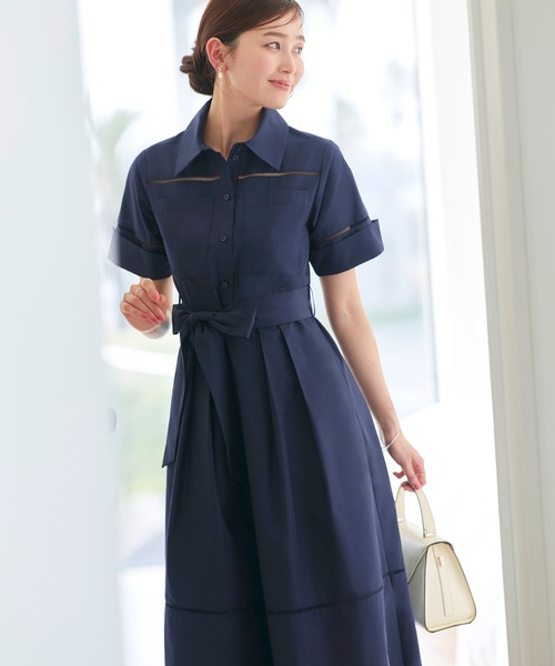 RUIRUE BOUTIQUE（ルイルエブティック） シャツワンピース 洗える