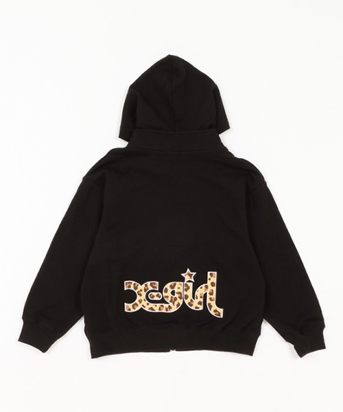 「X-girl Stages」 「KIDS」ジップアップパーカー 120cm アイボリー キッズ_画像7