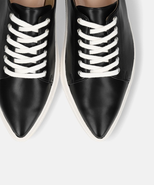 「MAMIAN」 ローカットスニーカー 24.0cm シルバー レディース_画像4