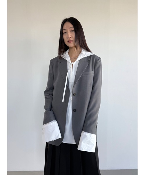 Didot.showroom テーラードジャケット FREE グレー レディース