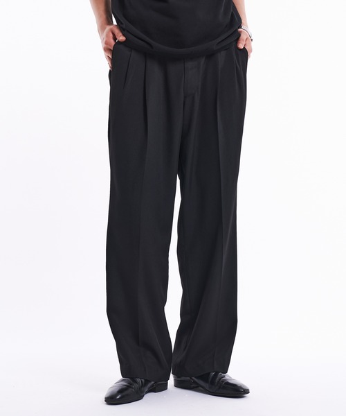 THE BOLDMAN スラックス MEDIUM ブラック メンズ : ZOZOTOWN Yahoo!店