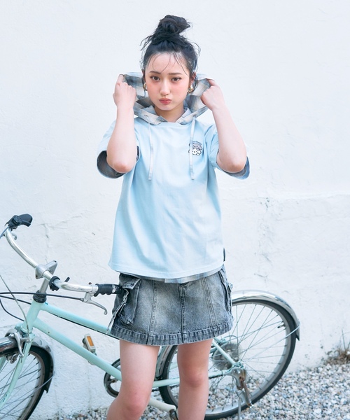 LOVETOXIC スカート 「LTXC」アソートカーゴミニスカート キッズ 子供