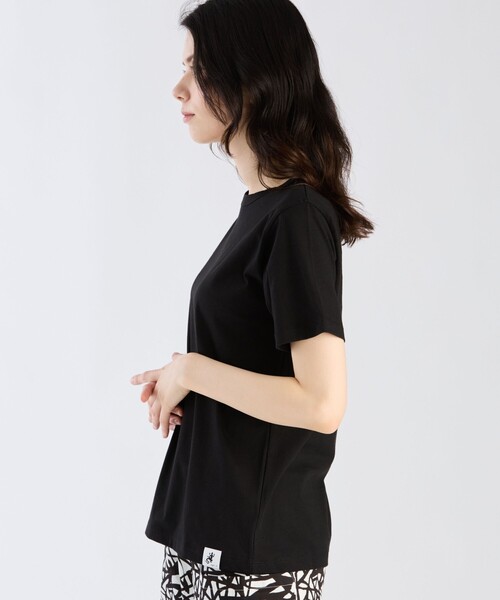 「agnes b.」 半袖Tシャツ MEDIUM ブラック レディース_画像3