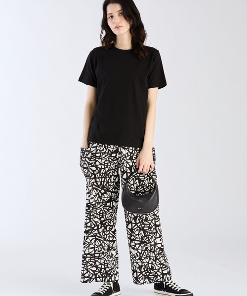 「agnes b.」 半袖Tシャツ MEDIUM ブラック レディース_画像5