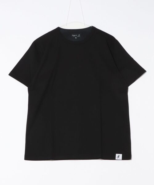 「agnes b.」 半袖Tシャツ MEDIUM ブラック レディース_画像7