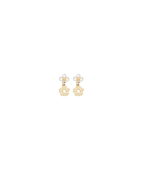 Tory Burch ピアス TORY BURCH（トリーバーチ） ピアス キラ クローバー フロントバック