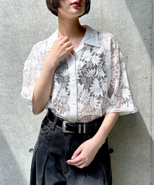 「PAGEBOY」 長袖ポロシャツ FREE ブラック レディース_画像5