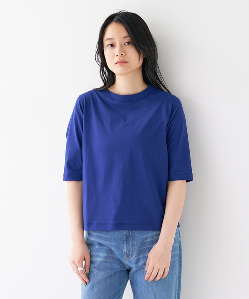 「collex」 半袖Tシャツ フリー ブルー レディース_画像6