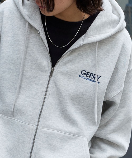 「GERRY」 ジップアップパーカー L ネイビー メンズ_画像5