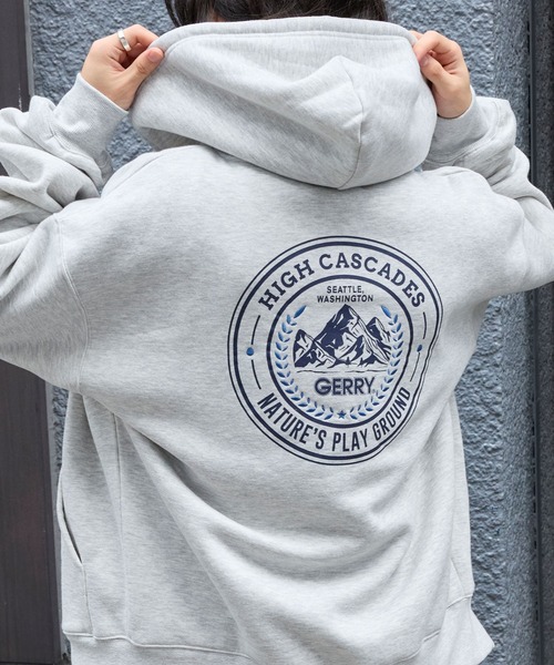 「GERRY」 ジップアップパーカー L ネイビー メンズ_画像7