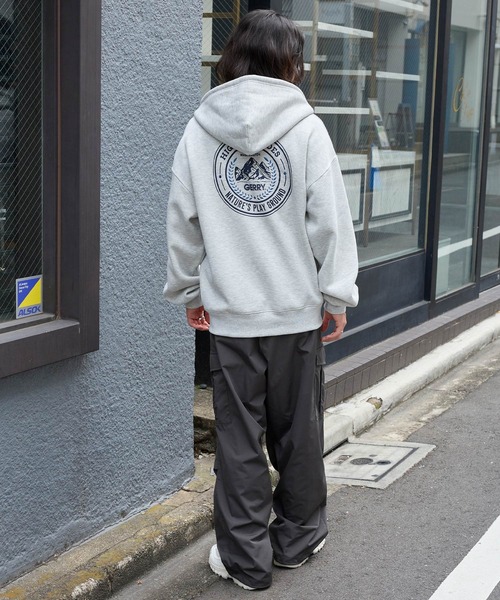 「GERRY」 ジップアップパーカー L ネイビー メンズ_画像9