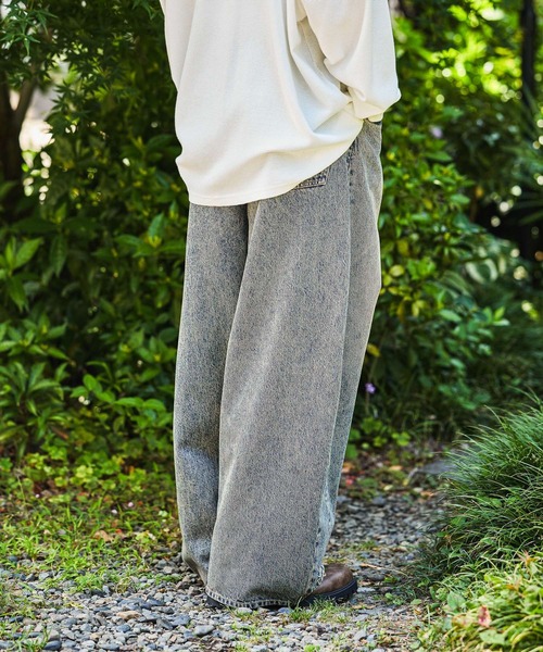 niko and…（ニコアンド） ワイドパンツ ジーンズ Extra Wide Denim