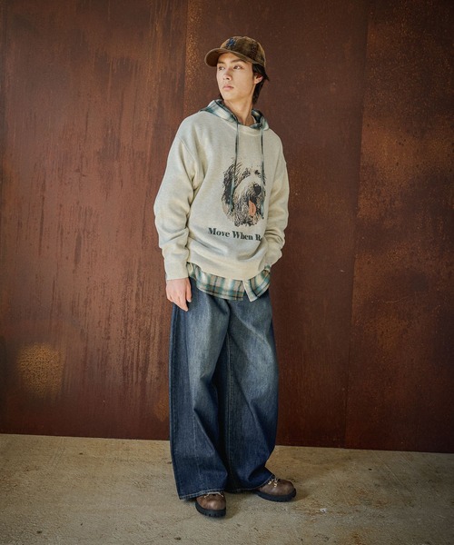 niko and…（ニコアンド） ワイドパンツ ジーンズ Extra Wide Denim