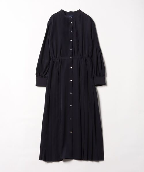 「SHIPS」 長袖ワンピース MEDIUM ネイビー レディース_画像2