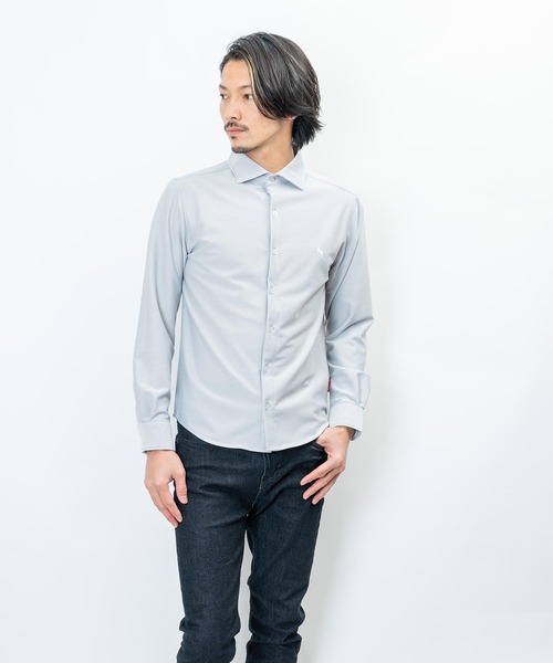 「Healthknit Product」 長袖シャツ X-LARGE シルバー メンズ_画像7
