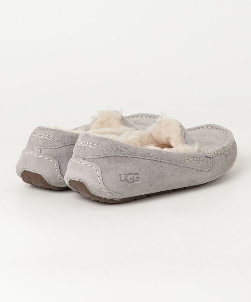「UGG」 モカシンシューズ 24cm グレー レディース_画像2