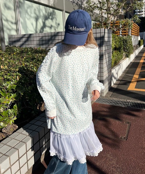 「WC」 長袖カットソー FREE ピンク レディース_画像6