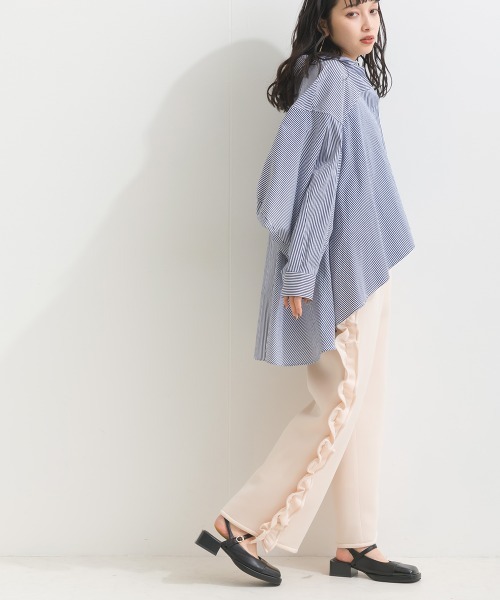 「terrace」 イージーパンツ MEDIUM ネイビー レディース_画像7