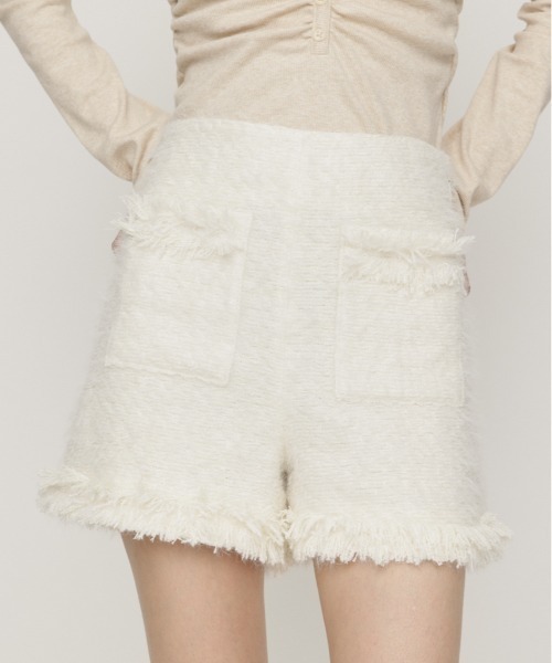 SLY（スライ） スラックス パンツ 「限定カラーあり」FLUFFY TWEED S