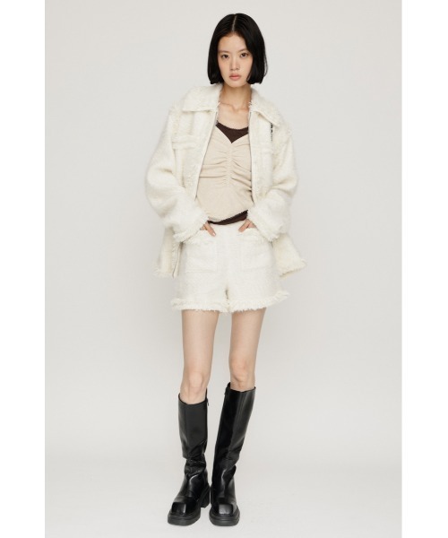 SLY（スライ） スラックス パンツ 「限定カラーあり」FLUFFY TWEED S
