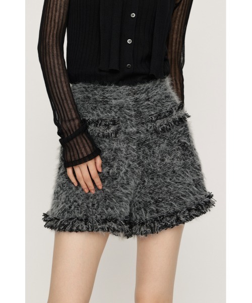 SLY FLUFFY TWEED ショートパンツ SLY（スライ） スラックス パンツ 「限定カラーあり」FLUFFY TWEED S