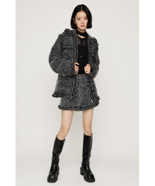 SLY FLUFFY TWEED ショートパンツ SLY（スライ） スラックス パンツ 「限定カラーあり」FLUFFY TWEED S