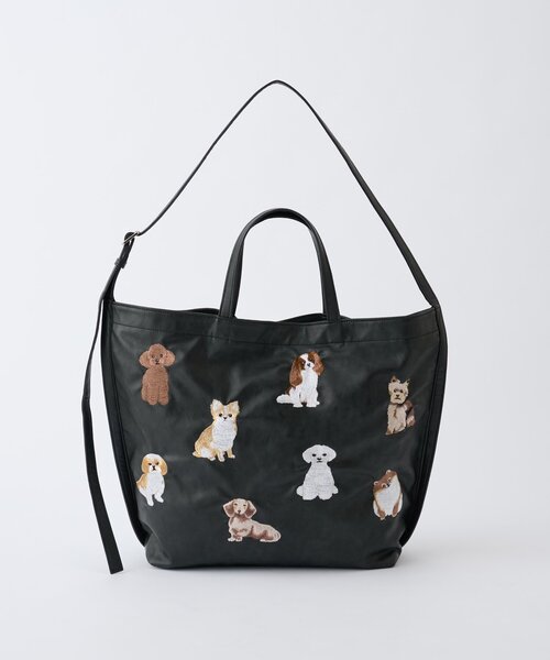 BEARDSLEY（ビアズリー） トートバッグ Dog刺繍トートバッグ