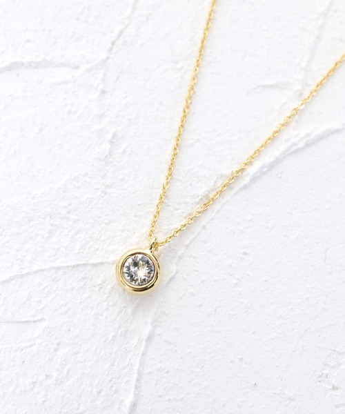 ネックレス 「誕生石シリーズ」スワロフスキーＣＺダイヤネックレスニッケルフリー華奢チェーン レディース | florist