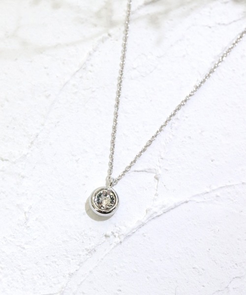 ネックレス 「誕生石シリーズ」スワロフスキーＣＺダイヤネックレスニッケルフリー華奢チェーン レディース | florist | 02