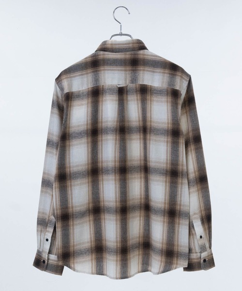 A.P.C. オンブレチェックシャツ ライトコットン Lサイズ SETUP7 シャツ 「SETUP7」3シーズンライトネルチェックシャツ