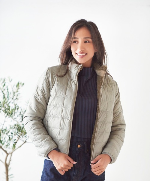 アウター TAION DOWN×BOA REVERSIBLE DOWN JKT (タイオン )(5colors 