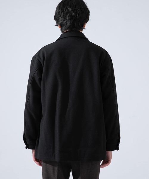 URBAN RESEARCH メルトンショートコートジャケット L URBAN RESEARCH ROSSO MEN コート ジャケット ウールメルトンショート