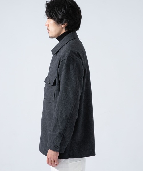 URBAN RESEARCH ROSSO MEN コート ジャケット ウールメルトンショート