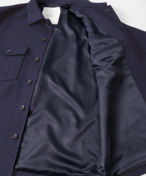 URBAN RESEARCH メルトンショートコートジャケット L URBAN RESEARCH ROSSO MEN コート ジャケット ウールメルトンショート