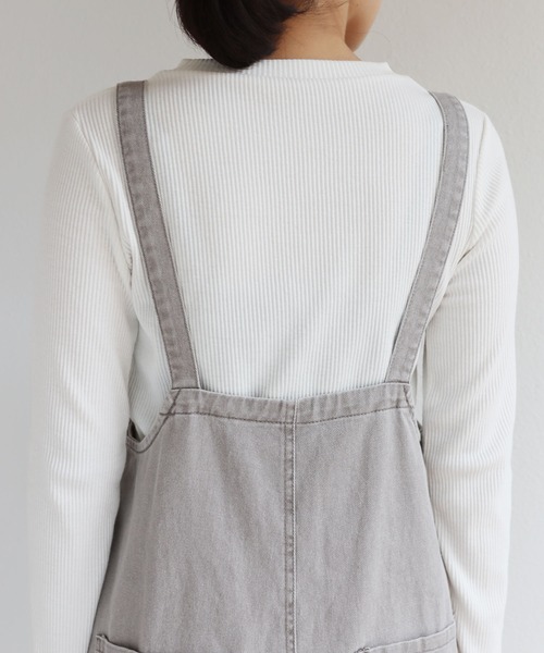 andme（アンドミー） サロペット オーバーオール コットンツイル